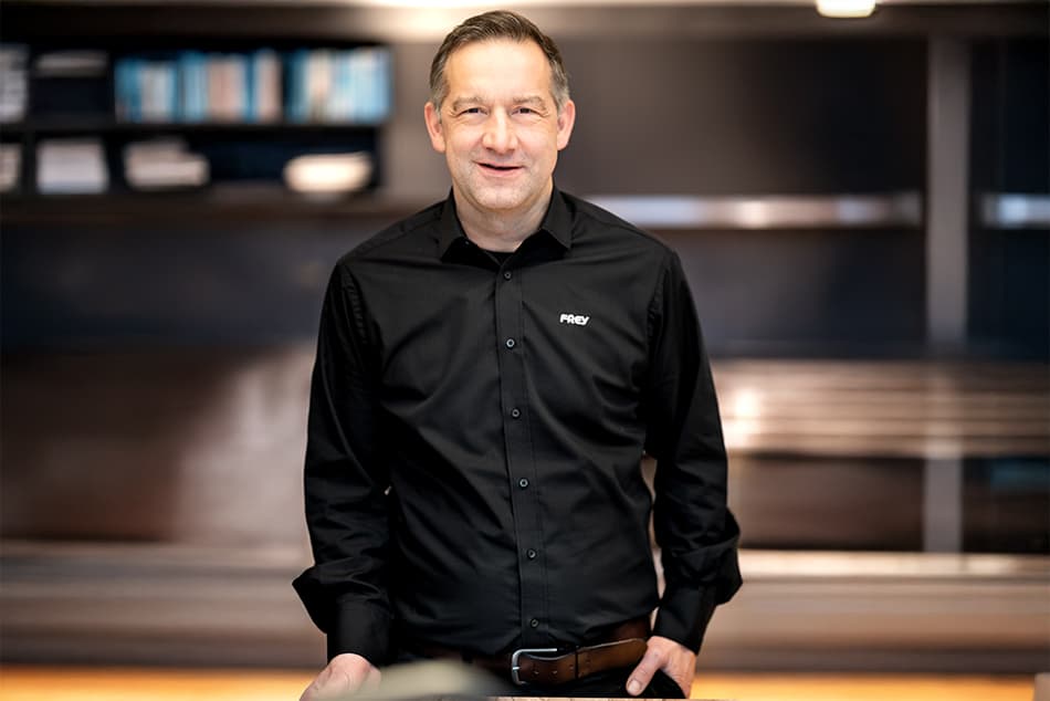 Portrait de Jochen Frey, gérant chez Frey
